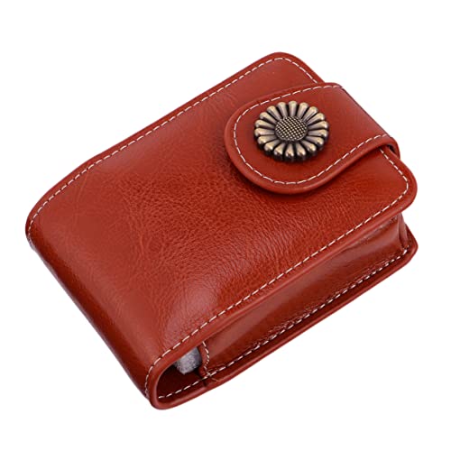 WRITWAA 1 Stück Lippenstift-Aufbewahrungstasche Schminkkoffer mit Spiegel Reise-Kosmetikspiegel Tragen Kosmetiktasche mit Spiegel Fall Tragetasche für Lippenstifte Lippenstiftbeutel Brown WRITWAA 1 Stück Lippenstift-Aufbewahrungstasche Schminkkoffer mit Spiegel Reise-Kosmetikspiegel Tragen Kosmetiktasche mit Spiegel Fall Tragetasche für Lippenstifte Lippenstiftbeutel Brown von WRITWAA