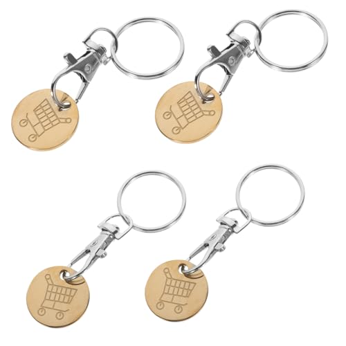 WRITWAA 4stücke Einkaufswagen Token Schlüsselanhänger Robuster Schlüsselring Für Einkaufswagenmünzen Praktisches Zubehör Für Supermarkt Und Schlüsseldekoration WRITWAA 4stücke Einkaufswagen Token Schlüsselanhänger Robuster Schlüsselring Für Einkaufswagenmünzen Praktisches Zubehör Für Supermarkt Und Schlüsseldekoration von WRITWAA