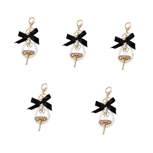 WRITWAA 5stücke Ballett Schlüsselanhänger Mit Perlen Und Strass Eleganter Für Damen Kreatives Handtaschenzubehör Als Für Freundinnen Und Töchter Langlebig Und Stilvoll WRITWAA 5stücke Ballett Schlüsselanhänger Mit Perlen Und Strass Eleganter Für Damen Kreatives Handtaschenzubehör Als Für Freundinnen Und Töchter Langlebig Und Stilvoll von WRITWAA