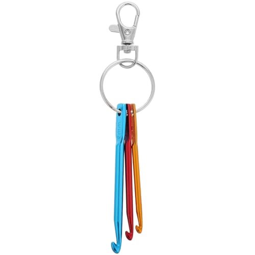 WRITWAA Häkelnadel-schlüsselanhänger Aus Oxidiertem Aluminium Tragbarer Einzelhaken Für Unterwegs Stricknadel-Set Mit Drehbaren Haken Für Anfänger WRITWAA Häkelnadel-schlüsselanhänger Aus Oxidiertem Aluminium Tragbarer Einzelhaken Für Unterwegs Stricknadel-Set Mit Drehbaren Haken Für Anfänger von WRITWAA