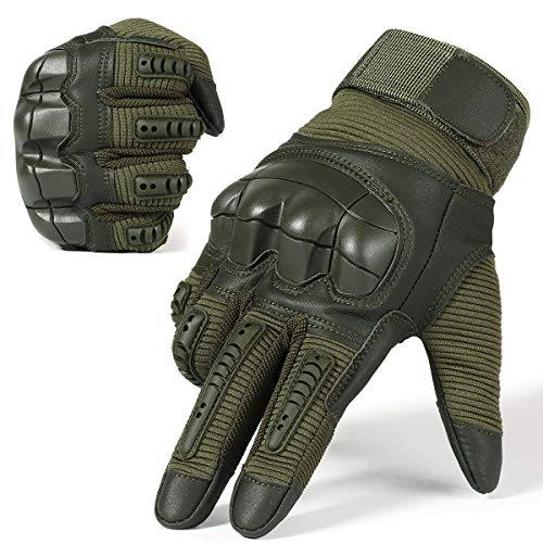 WTACTFUL Taktische Handschuhe, Touchscreen Motorradhandschuhe Herren MTB Handschuhe für Motorrad Fahrrad Airsoft Militär Paintball und andere Outdoor Aktivitäten von WTACTFUL