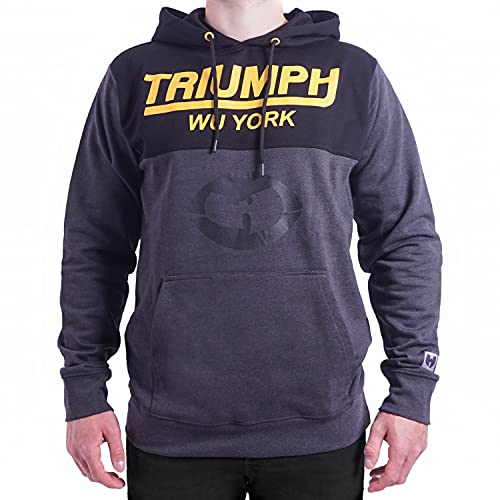 WU-WEAR - Wu Triumph Hoodie, Urban Streetwear Fashion Pullover, mit Kapuze, Hip Hop, Herren Kapuzenpullover, XL von Wu Wear