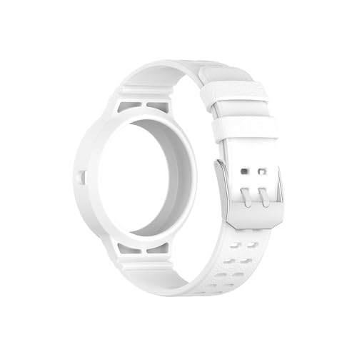 Silikonarmband, for Huawei Watch GT Cyber ​​Watch Armband Ersatzarmband Gürtel verstellbares Armband(Color:White) von WUURAA