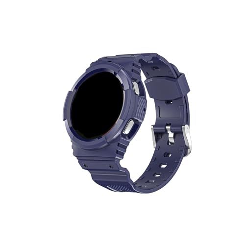 Silikonarmband for Samsung Galaxy Watch 5/4 40 mm 44 mm TPU Ring Lünette Gehäuse Band Armband(Color:Midnight blue,Size:40MM) von WUURAA