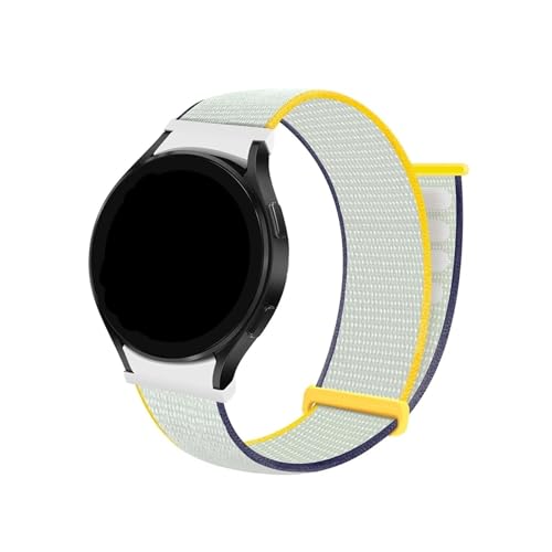 Sport-Loop-Band for Samsung Galaxy Watch 6/5/4 40 mm 44 mm 5 Pro 45 mm Nylon 20 mm Armband Galaxy Watch 6 Classic 43 mm 47 mm Armband (Color : Sea Salt20, Size : For Galaxy 5-5 pro) von WUURAA