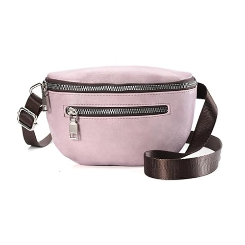 WUURAA Bauchtasche, Stilvolle Hüfttaschen Für Damen, Freizeit, Halbmond Gürteltasche, Schultertasche, Umhängetasche, Brusttasche, Gürteltasche, Hüfttasche von WUURAA