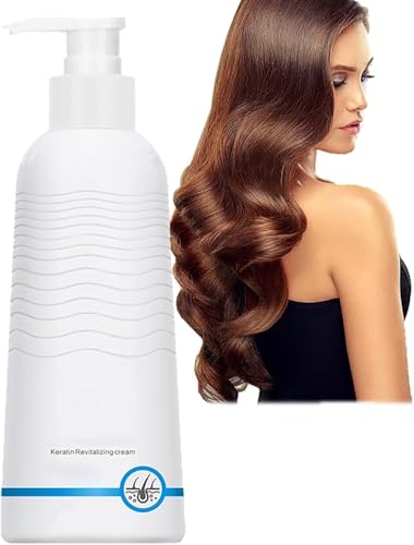 Keratin Boost Erweckende Haarmaske, Glättende Leave-In-Spülung für Frauen, Verbessert die Haarqualität, für Frauen & Männer Keratin Boost Erweckende Haarmaske, Glättende Leave-In-Spülung für Frauen, Verbessert die Haarqualität, für Frauen & Männer von WXMMZCDB