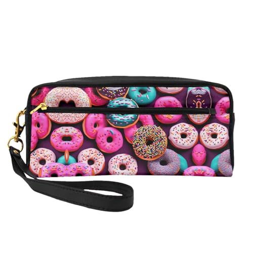 Kleine Kosmetiktasche in Donutform, tragbar, niedlich, Reise-Make-up-Tasche für Damen, Make-up-Pinsel-Organizer-Tasche, Schwarz , Einheitsgröße, Kosmetiktasche Kleine Kosmetiktasche in Donutform, tragbar, niedlich, Reise-Make-up-Tasche für Damen, Make-up-Pinsel-Organizer-Tasche, Schwarz , Einheitsgröße, Kosmetiktasche von WYCZHY