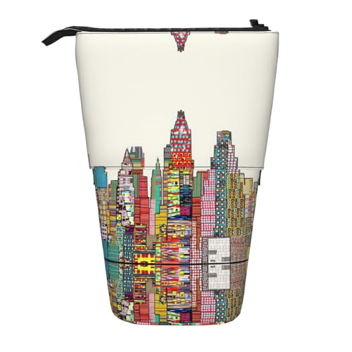 WYCZHY Austin Texas niedliches Stand-Federmäppchen, geräumige Bleistiftbeutel, Stifte-Tasche für Arbeit, Büro, Künstlerbedarf, Schwarz , Einheitsgröße, Taschen-Organizer WYCZHY Austin Texas niedliches Stand-Federmäppchen, geräumige Bleistiftbeutel, Stifte-Tasche für Arbeit, Büro, Künstlerbedarf, Schwarz , Einheitsgröße, Taschen-Organizer von WYCZHY