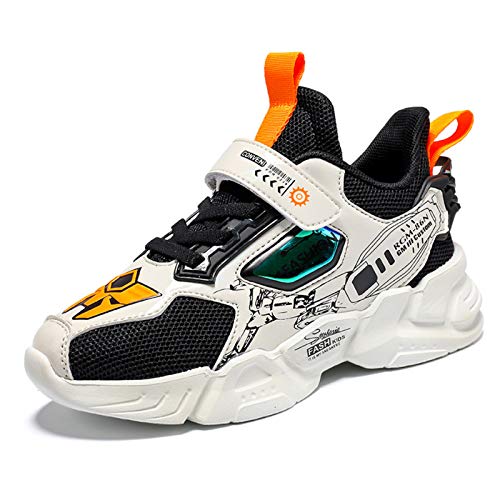 WZRUISEN Kinder Sportschuhe Mode Kleine Jungen Freizeitschuhe Kinder Sportschuhe 37 EU Weiß von WZRUISEN