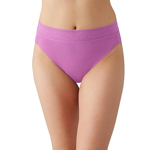 Wacoal Damen Comfort Touch hohem Schnitt Slip, Erste Blüte, L von Wacoal