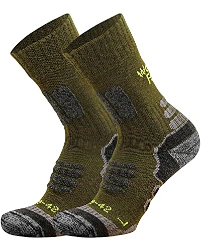 Wald & Forst Jagd- und Trekkingsocken – 2er-Pack Oliv 1 von Wald & Forst