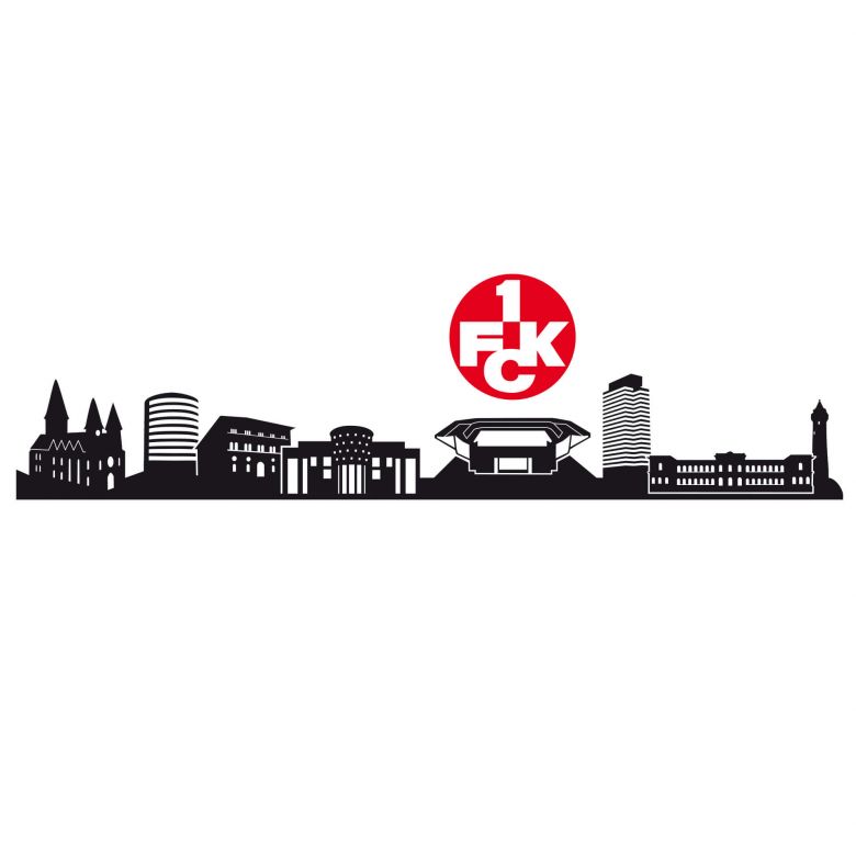 Wall-Art Wandtattoo "1.FC Kaiserslautern Skyline Logo", (1 St.), selbstklebend, entfernbar von Wall-Art