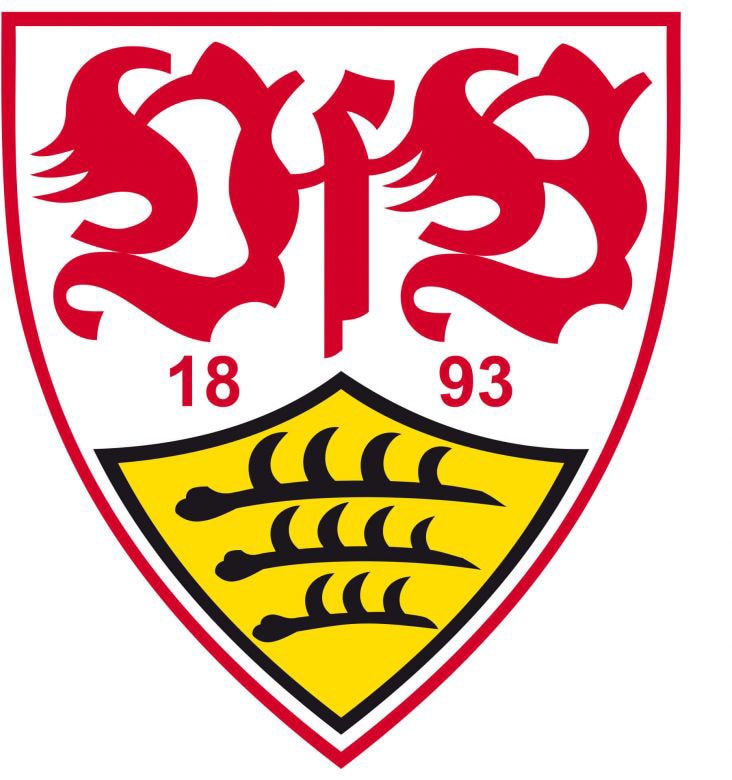Wall-Art Wandtattoo "Fußball VfB Stuttgart Logo" von Wall-Art