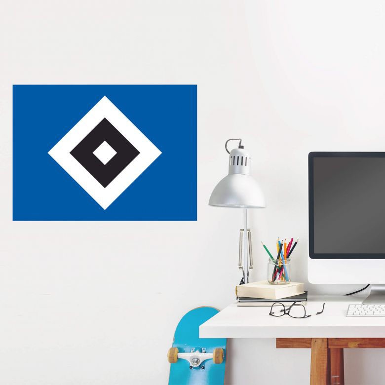 Wall-Art Wandtattoo "Hamburger SV Logo HSV", (1 St.) von Wall-Art