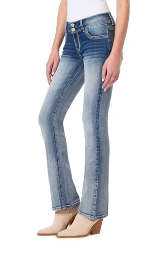 WallFlower Damen InstaStretch Luscious Curvy Bootcut Jeans, Camille, 32 Lange WallFlower Damen InstaStretch Luscious Curvy Bootcut Jeans, Camille, 32 Lange von WallFlower