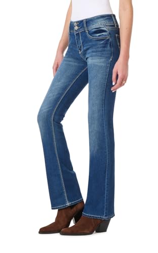 WallFlower Damen Instastretch Luscious Curvy Bootcut Jeans, Chrystie Pure, 25W / 32L WallFlower Damen Instastretch Luscious Curvy Bootcut Jeans, Chrystie Pure, 25W / 32L von WallFlower