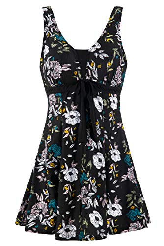 Wantdo Damen Große Größe Badeanzug Elegant Sommer Bauchweg Tankinis Mehrfarbig Push up Bademoden Bauchdeckenstraffung Schwimmrock Pflaumenblüte 52-54 Wantdo Damen Große Größe Badeanzug Elegant Sommer Bauchweg Tankinis Mehrfarbig Push up Bademoden Bauchdeckenstraffung Schwimmrock Pflaumenblüte 52-54 von Wantdo