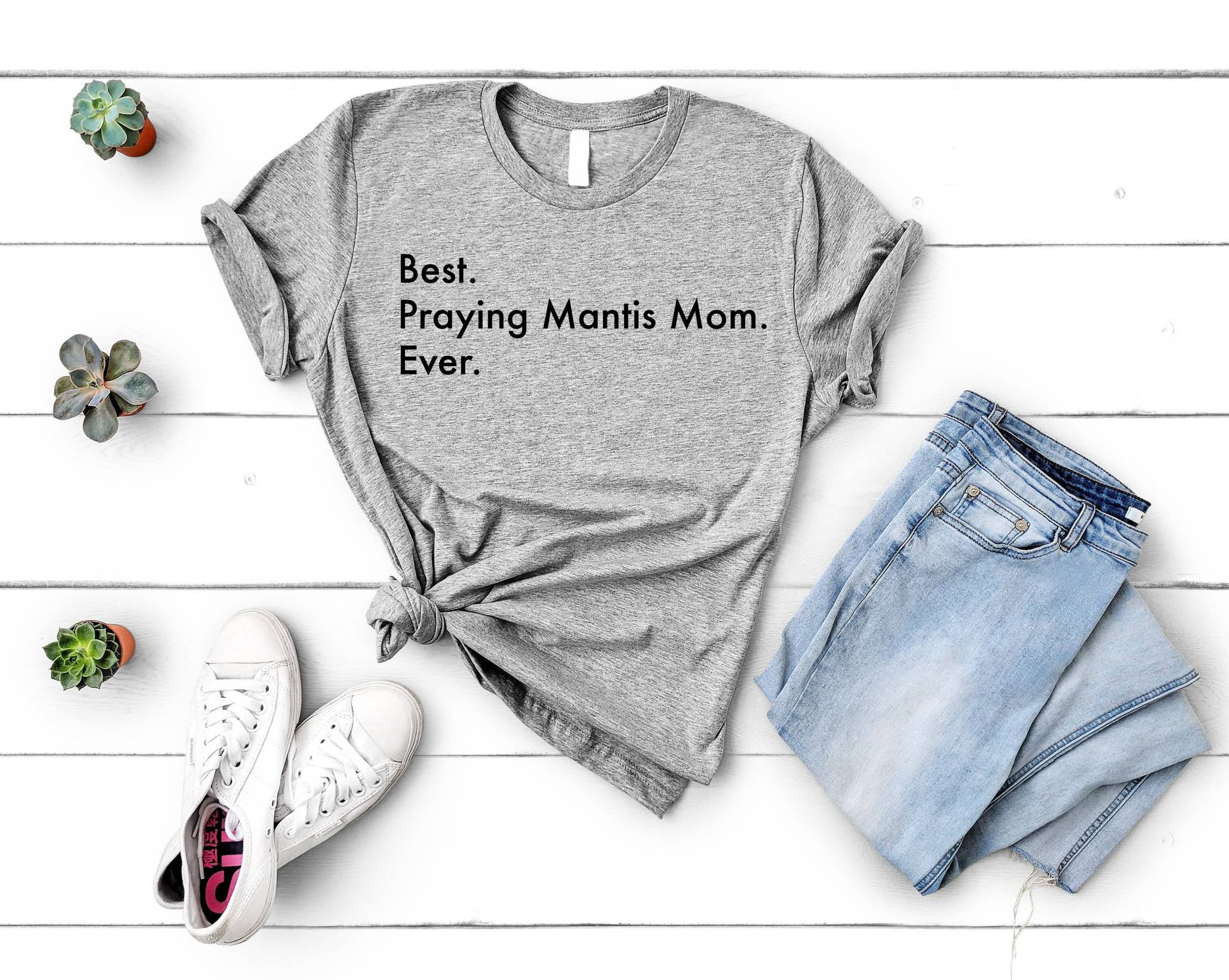 Betende Mantis T-Shirt, Best Praying Mom Ever Shirt Frauen Geschenke - 3575 von WaryaTshirts