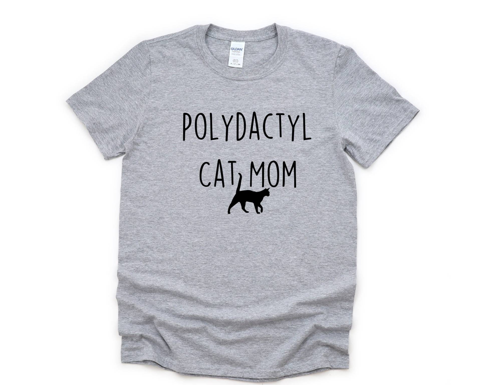 Polydactyl Tshirt, Cat Mom, Lover Gift Shirt Damen - 4787 von WaryaTshirts