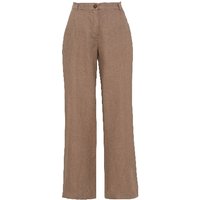 Leinenhose, taupe von Waschbär