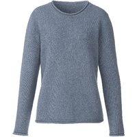 Strickpullover aus reiner Bio-Schurwolle, jeans von Waschbär