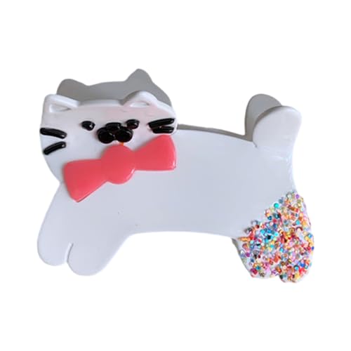 Watreketal Haarklammer,Katzen-Haarspange, große Haarklammer, mit Pailletten, Cartoon-Schmuck, Prinzessinnen-Haarspangen, Haar-Styling-Werkzeug, Ornamente Watreketal Haarklammer,Katzen-Haarspange, große Haarklammer, mit Pailletten, Cartoon-Schmuck, Prinzessinnen-Haarspangen, Haar-Styling-Werkzeug, Ornamente von Watreketal