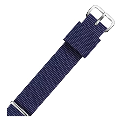 Universal-Armband, 12–22 mm, Nato-Militärsport-Nylon-Uhrenarmband, Handschlaufe, Herren, Nationalflagge, Streifendruck, Schweißabsortierung, Uhrenarmbänder ( Color : Type 10 Silvery Clasp , Size : 13m von WchsTUmpxN