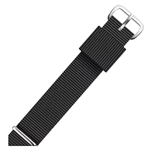 Universal-Armband, 12–22 mm, Nato-Militärsport-Nylon-Uhrenarmband, Handschlaufe, Herren, Nationalflagge, Streifendruck, Schweißabsortierung, Uhrenarmbänder ( Color : Type 11 Silvery Clasp , Size : 18m von WchsTUmpxN