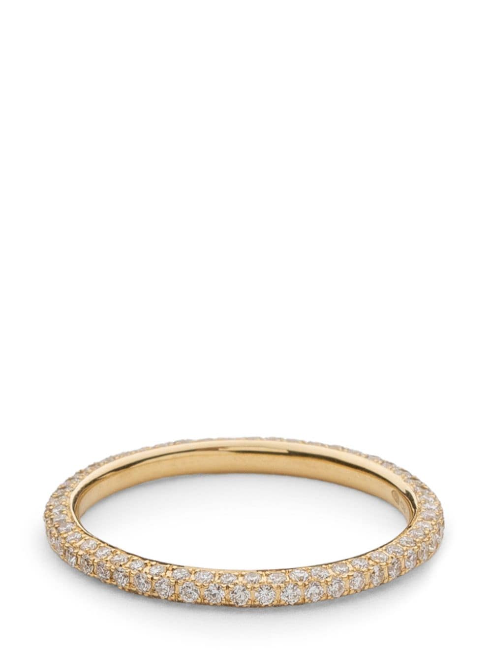 We by WHITEbIRD Giulia Ring aus 18kt recyceltem Gelbgold mit Diamanten von We by WHITEbIRD