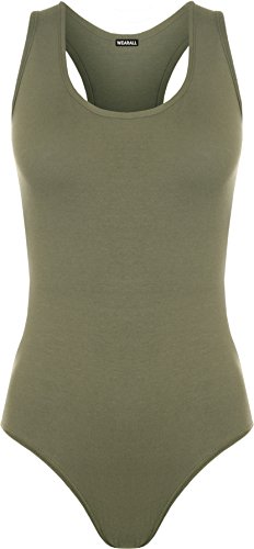 WearAll - Damen Ärmellos Racerback Body Vest Top - Khaki - 40-42 WearAll - Damen Ärmellos Racerback Body Vest Top - Khaki - 40-42 von WearAll