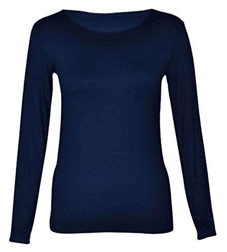 WearAll Damen Langarmshirt, Gr. 36 - 42 Gr. 42-44, navy von WearAll