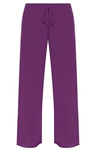 WearAll - Damen Übergröße Palazzo Hose - Violett - 54 bis 56 von WearAll