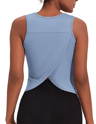 Weardear Damen Tank Top Sommer Sports Shirts Oberteile Frauen Open Back Tank Tops Training Racerback Fitness S-XXL Weardear Damen Tank Top Sommer Sports Shirts Oberteile Frauen Open Back Tank Tops Training Racerback Fitness S-XXL von Weardear