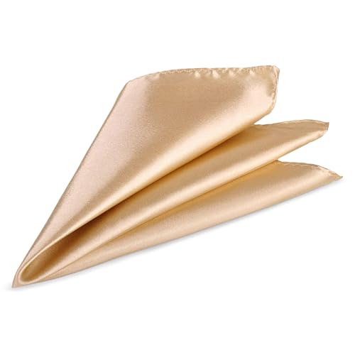 WedDecor Einstecktuch für Herren, italienisches quadratisches Satin-Taschentuch für formelle Kleidung, Anzug-Einstecktuch, einfarbig, Einstecktuch für Hochzeitsgeschenk, Party, Mode, Bräutigam, Uni WedDecor Einstecktuch für Herren, italienisches quadratisches Satin-Taschentuch für formelle Kleidung, Anzug-Einstecktuch, einfarbig, Einstecktuch für Hochzeitsgeschenk, Party, Mode, Bräutigam, Uni von WedDecor