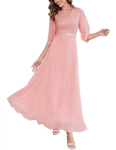 Wedtrend Abendkleid mit Spitzen Ballkleider Damen Lang Hochzeitskleider für Damen Abendkleider Elegant für Hochzeit Lang Schlankmachende Festliche Kleider WT0317 Blush 3XL Wedtrend Abendkleid mit Spitzen Ballkleider Damen Lang Hochzeitskleider für Damen Abendkleider Elegant für Hochzeit Lang Schlankmachende Festliche Kleider WT0317 Blush 3XL von Wedtrend