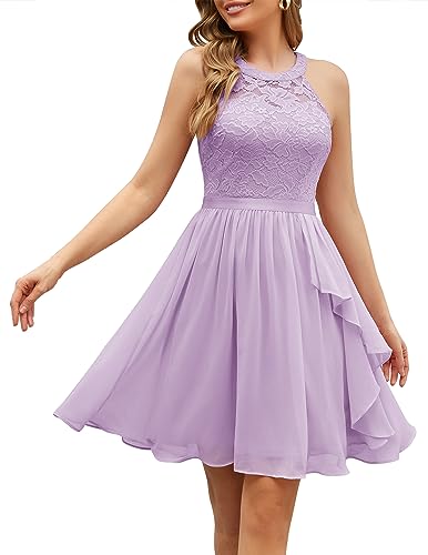 Wedtrend Abendkleider Damen Neckholder Kleid Damen Cocktailkleid Elegant Mädchen Kleid Damen Kleider Sommer Knielang Damen Kleider Elegant WT0213 Lavender 3XL Wedtrend Abendkleider Damen Neckholder Kleid Damen Cocktailkleid Elegant Mädchen Kleid Damen Kleider Sommer Knielang Damen Kleider Elegant WT0213 Lavender 3XL von Wedtrend