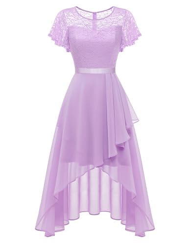 Wedtrend Cocktailkleid Damen Abendkleider Elegant für Hochzeit Brautjungfernkleider A Linie Chiffonkleid Damen Festlich Kurz WT0303LavenderS Wedtrend Cocktailkleid Damen Abendkleider Elegant für Hochzeit Brautjungfernkleider A Linie Chiffonkleid Damen Festlich Kurz WT0303LavenderS von Wedtrend