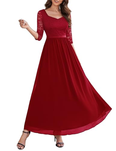 Wedtrend Cocktailkleid Elegant für Hochzeit Schwarzes Kleid Damen Kleid Festlich Damen Kleider Sommer Kleid Damen Elegant WT0312 DarkRed 2XL Wedtrend Cocktailkleid Elegant für Hochzeit Schwarzes Kleid Damen Kleid Festlich Damen Kleider Sommer Kleid Damen Elegant WT0312 DarkRed 2XL von Wedtrend