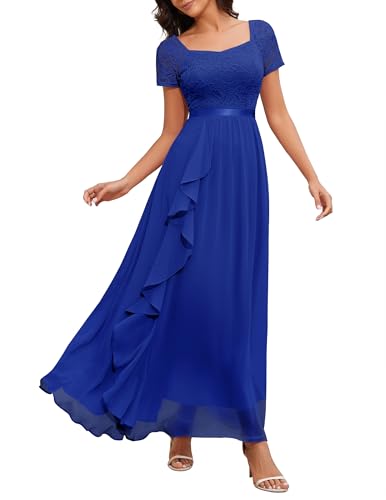 Wedtrend Cocktailkleider Damen Sommer Abendkleider Elegant für Hochzeit Chiffon Abendkleid für Hochzeitsgast RWT0301 Royalblue 2XL Wedtrend Cocktailkleider Damen Sommer Abendkleider Elegant für Hochzeit Chiffon Abendkleid für Hochzeitsgast RWT0301 Royalblue 2XL von Wedtrend