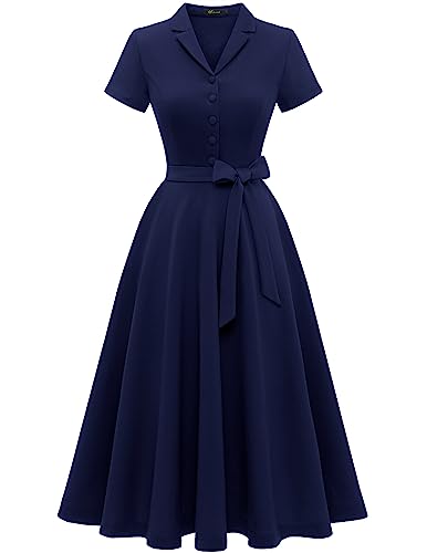 Wedtrend Kurz Abendkleid 50er Jahre Kleider Damen Rockabilly Marineblau Kleid Retro Kleid Petticoat Kleid Abendkleid A Linie Swing Cocktailkleid WTP30001 Marineblau XL Wedtrend Kurz Abendkleid 50er Jahre Kleider Damen Rockabilly Marineblau Kleid Retro Kleid Petticoat Kleid Abendkleid A Linie Swing Cocktailkleid WTP30001 Marineblau XL von Wedtrend