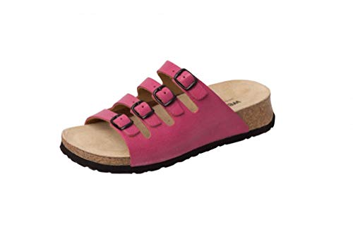 Weeger-Bio-Keil-Pantolette pink. Gr. 40 von Weeger