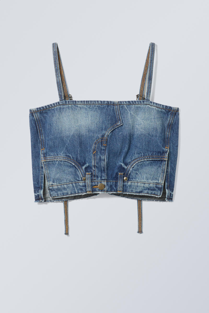 Bandeau Denim Strap Top Bandeau Denim Strap Top von Weekday
