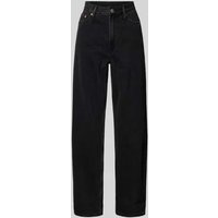 WEEKDAY Loose Fit Jeans im 5-Pocket-Design Modell 'Rail' in Black, Größe 30/32 von Weekday