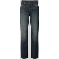 WEEKDAY Straight Fit Jeans mit 5-Pocket-Design Modell 'Arrow' in Dunkelblau, Größe 26/30 von Weekday