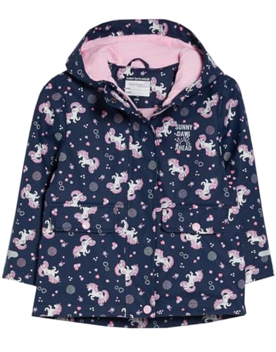 Kleinkinder Jacken 10-36 Monate Jungen Mädchen Baby Regenjacken Unisex wasserdicht Kapuzenjacke Übergangsjacke atmungsaktive Jacke Regenmantel Wetterfest (DE/NL/SE/PL, Numerisch, 92, Z9) von Weichers