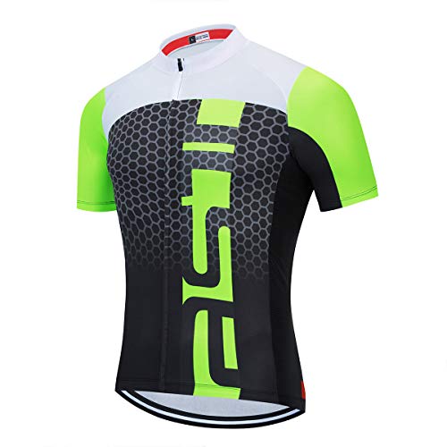 Weimostar Herren Radtrikot Sommer Jungen Mountainbike Fahrradbekleidung Atmungsaktive Fahrradtrikots von Weimostar