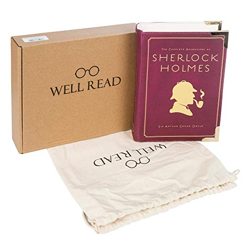 Well Read Dracula Clutch Handtasche für Literaturliebhaber - Kleine Handtasche Damen Kosmetiktasche für Leser - Unterarmtasche von Well Read