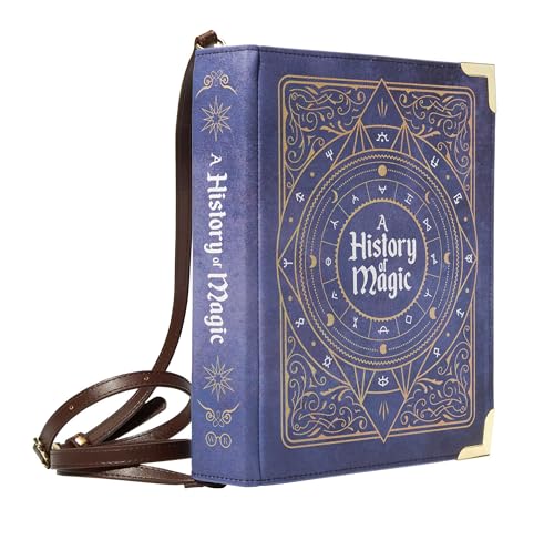 Well Read Geldbörse mit Buchmotiv für literarische Liebhaber – ideales literarisches Geschenk für Leser und Bücherwürmer – Handtasche und Umhängetasche, A History of Magic, Large von Well Read