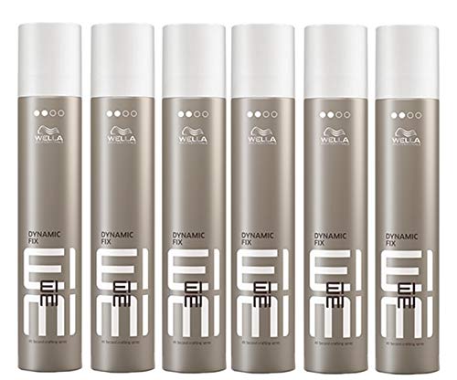 6er Dynamic Fix 45 Seconds Styler Wella Proffesionals EIMI Styler Modellier Haar Spray 300 ml von WELLA